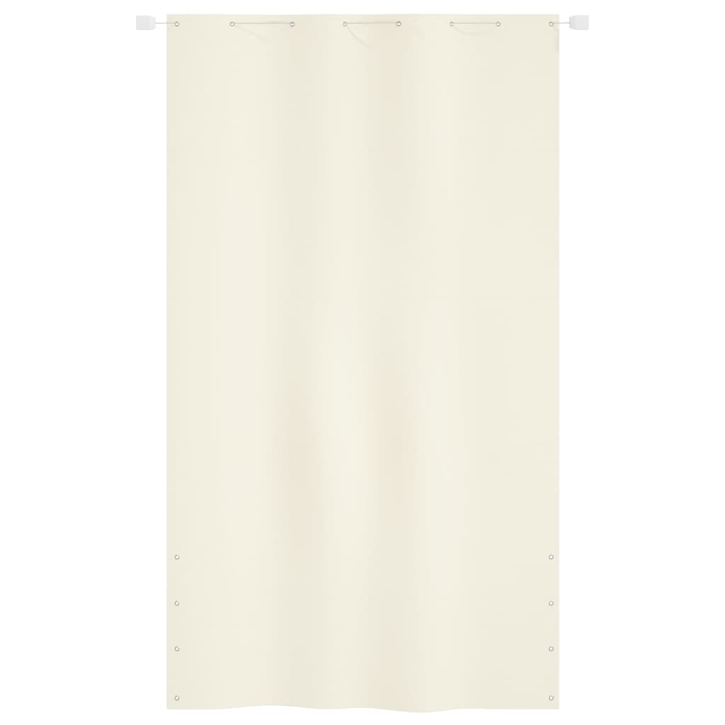 Balkon-Sichtschutz Creme 140x240 cm Oxford-Gewebe