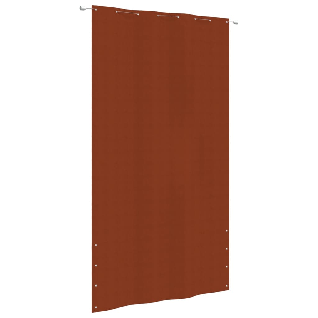 Balkon-Sichtschutz Terrakottarot 160x240 cm Oxford-Gewebe