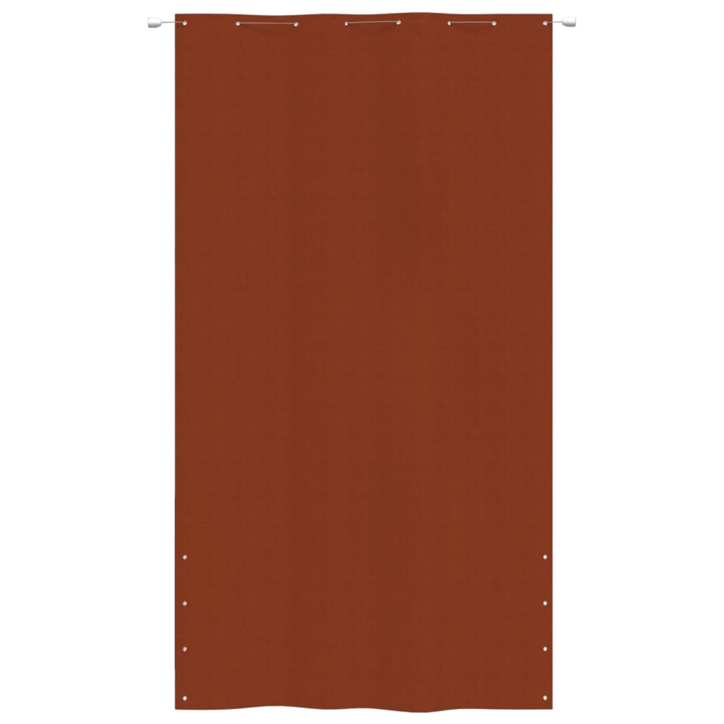Balkon-Sichtschutz Terrakottarot 160x240 cm Oxford-Gewebe