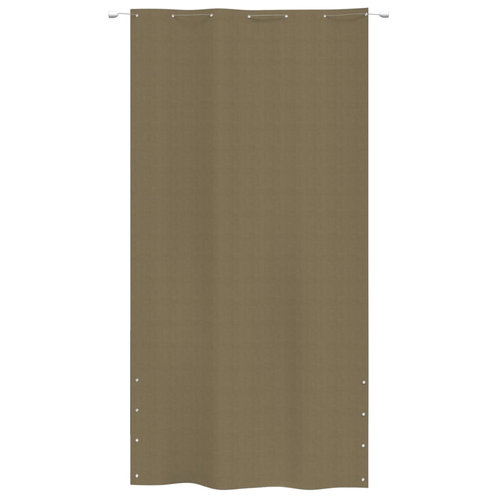 Balkon-Sichtschutz Taupe 140x240 cm Oxford-Gewebe