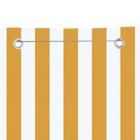 Thumbnail for Balkon-Sichtschutz Gelb und Weiß 120x240 cm Oxford-Gewebe