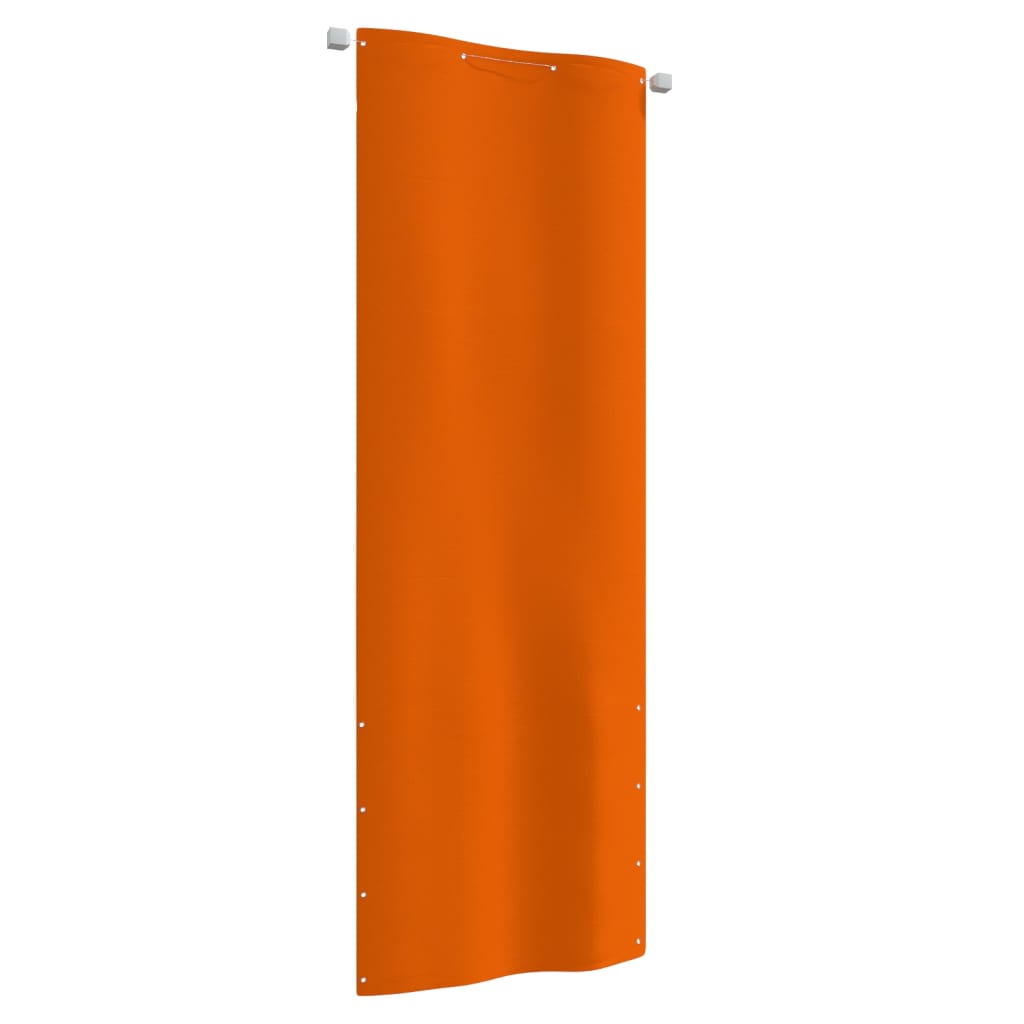 Balkon-Sichtschutz Orange 80x240 cm Oxford-Gewebe