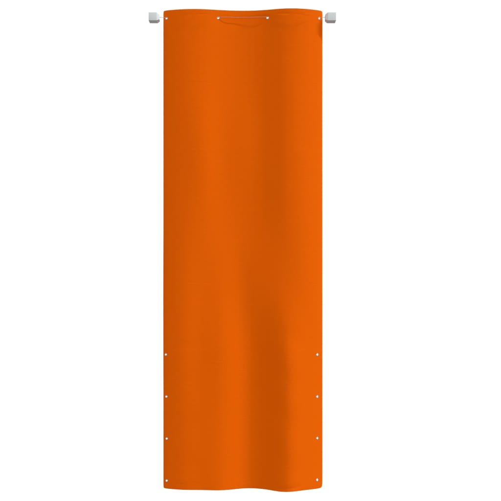 Balkon-Sichtschutz Orange 80x240 cm Oxford-Gewebe