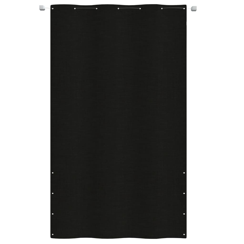 Balkon-Sichtschutz Schwarz 140x240 cm Oxford-Gewebe