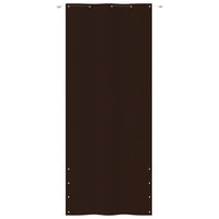 Thumbnail for Balkon-Sichtschutz Braun 100x240 cm Oxford-Gewebe