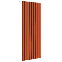 Thumbnail for Balkon-Sichtschutz Orange und Braun 80x240 cm Oxford-Gewebe