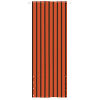 Thumbnail for Balkon-Sichtschutz Orange und Braun 80x240 cm Oxford-Gewebe