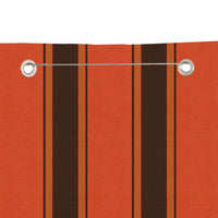 Thumbnail for Balkon-Sichtschutz Orange und Braun 80x240 cm Oxford-Gewebe