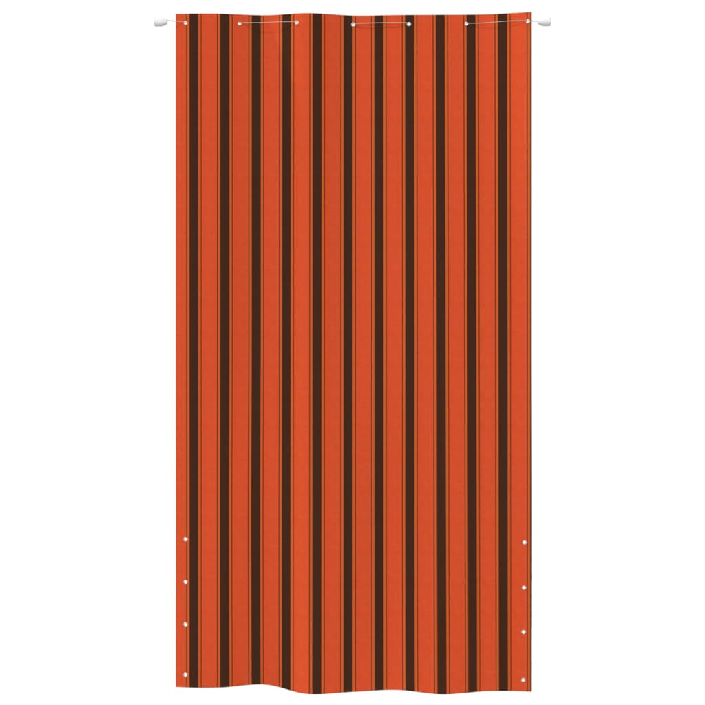 Balkon-Sichtschutz Orange und Braun 140x240 cm Oxford-Gewebe