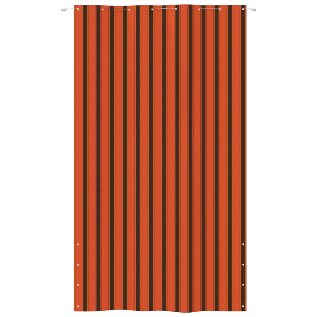 Balkon-Sichtschutz Orange und Braun 160x240 cm Oxford-Gewebe
