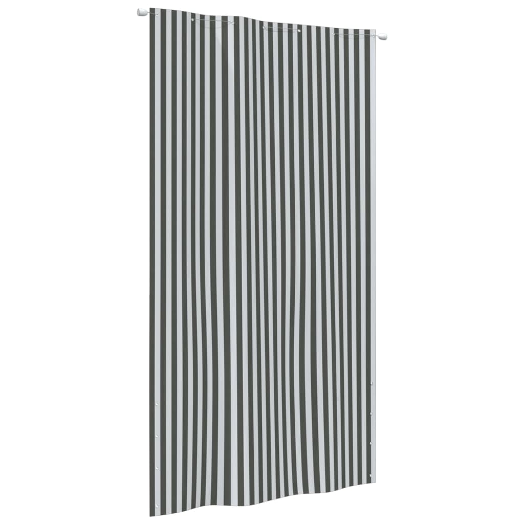 Balkon-Sichtschutz Anthrazit und Weiß 140x240 cm Oxford-Gewebe