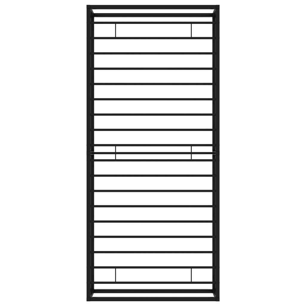 Bettgestell Schwarz Metall 100x200 cm
