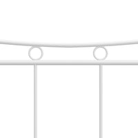 Thumbnail for Bettgestell Weiß Metall 140x200 cm