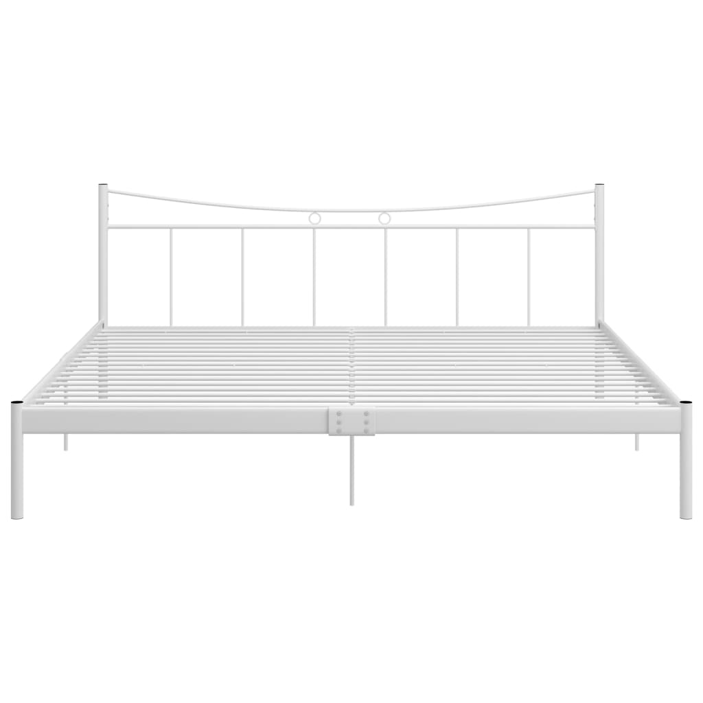 Bettgestell Grau Metall 200x200 cm