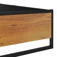 Thumbnail for Bettgestell Schwarz Metall 120x200 cm