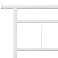 Thumbnail for Bettgestell Weiß Metall 120x200 cm