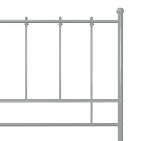 Thumbnail for Bett Grau Metall 90x200 cm