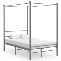 Thumbnail for Himmelbett Grau Metall 120x200 cm
