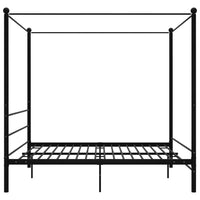 Thumbnail for Himmelbett Schwarz Metall 200x200 cm