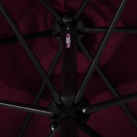 Thumbnail for Sonnenschirm mit Metall-Mast Bordeauxrot 300 cm