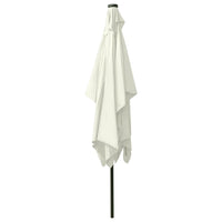 Thumbnail for Sonnenschirm mit LEDs und Stahl-Mast Sandfarben 2x3 m