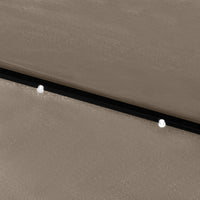 Thumbnail for Sonnenschirm mit LEDs und Stahl-Mast Taupe 2x3 m