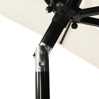 Thumbnail for Sonnenschirm mit Aluminium-Mast 3-lagig Sandfarben 2x2 m