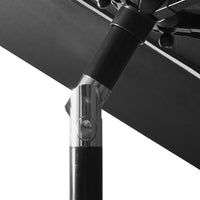 Thumbnail for Sonnenschirm mit Aluminium-Mast 3-lagig Anthrazit 3 m