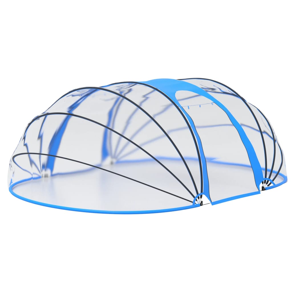 Pool-Kuppel Oval 530x410x205 cm
