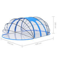 Thumbnail for Pool-Kuppel Oval 620x410x205 cm