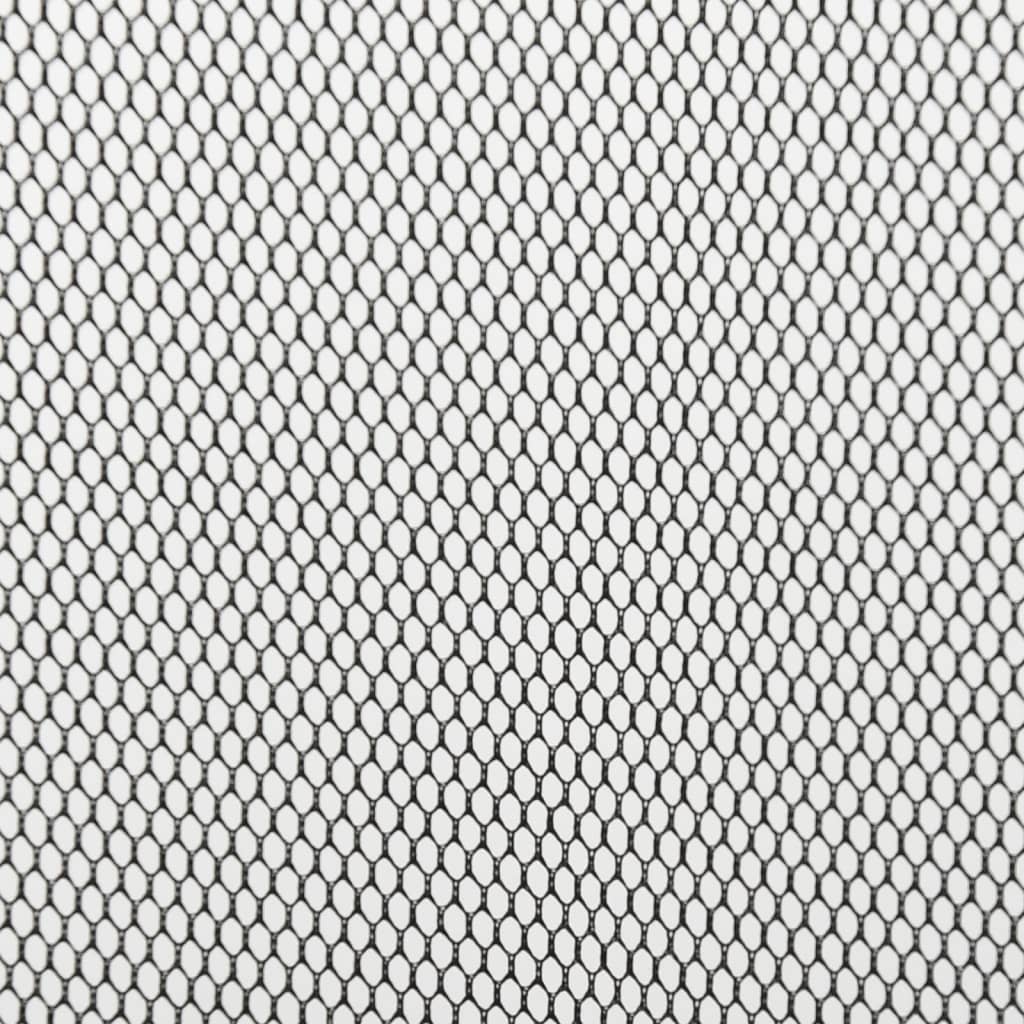 Insektenschutz für Türen 5-tlg. Netzvorhang Schwarz 120x240 cm