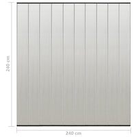 Thumbnail for Insektenschutz für Türen 10-tlg. Netzvorhang Schwarz 240x240 cm
