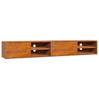 Thumbnail for Wand-TV-Schrank 180x30x30 cm Teak Massivholz