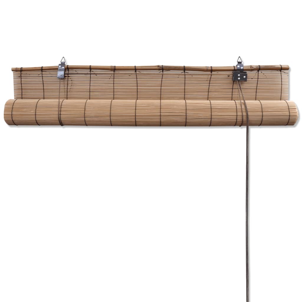 Bambusrollos 2 Stk. Braun 120x220 cm