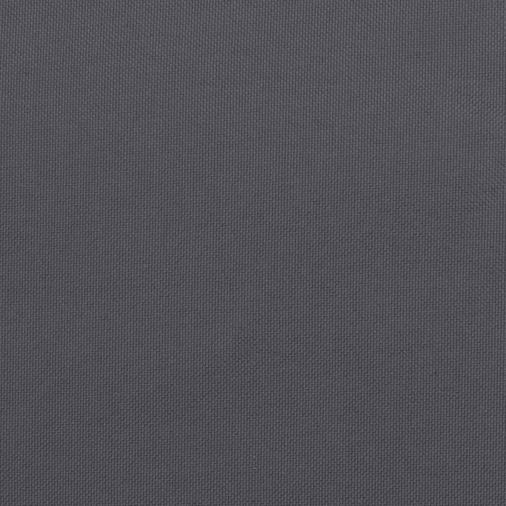 Gartenstuhlauflagen für Hochlehner 2 Stk. Anthrazit 120x50x7 cm