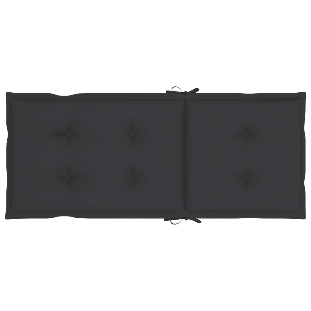 Gartenstuhlauflagen 4 Stk. Anthrazit 120x50x7 cm