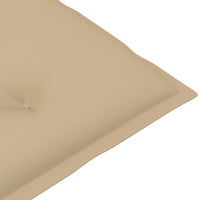 Thumbnail for Gartenstuhlauflagen für Hochlehner 4Stk. Beige 120x50x7cm Stoff