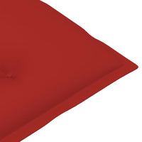 Thumbnail for Gartenstuhlauflagen für Hochlehner 6 Stk. Rot 120x50x7 cm Stoff