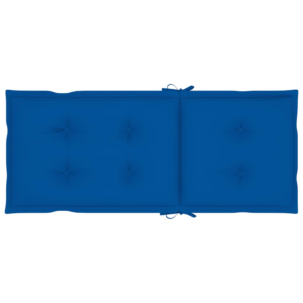 Gartenstuhlauflagen 4 Stk. Königsblau 120x50x7 cm