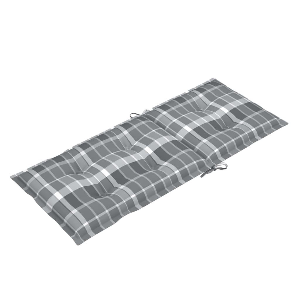 Gartenstuhlauflagen für Hochlehner 6 Stk. 120x50x7cm Stoff