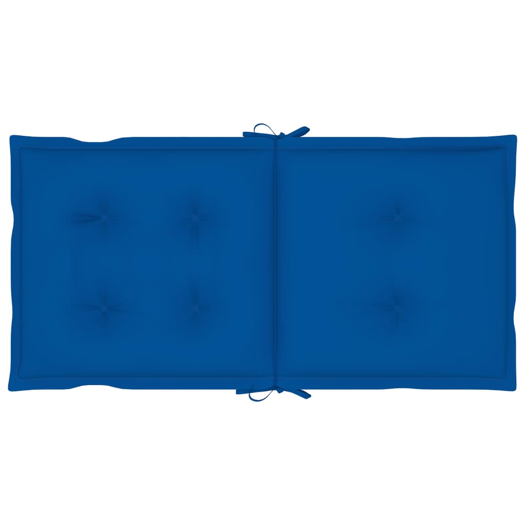 Gartenstuhlauflagen für Niedriglehner 4 Stk. 100x50x7cm Stoff