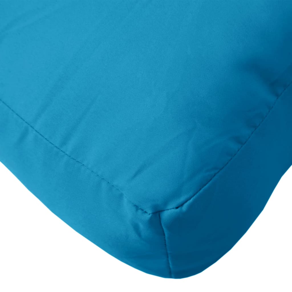 Palettenkissen Blau 50x50x10 cm Stoff