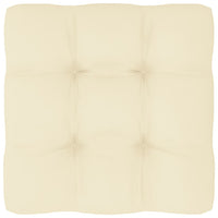 Thumbnail for Palettensofa-Kissen Creme 60x60x10 cm