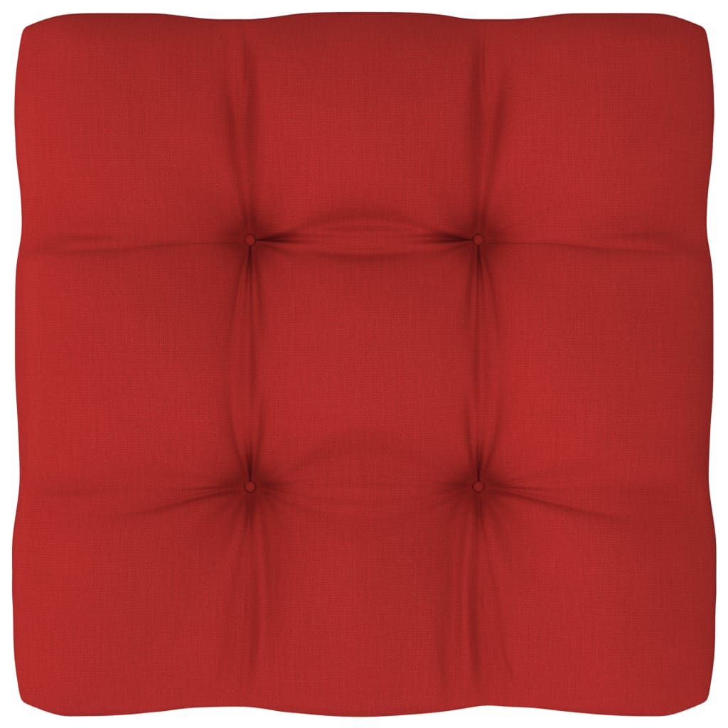 Palettensofa-Kissen Rot 60x60x10 cm
