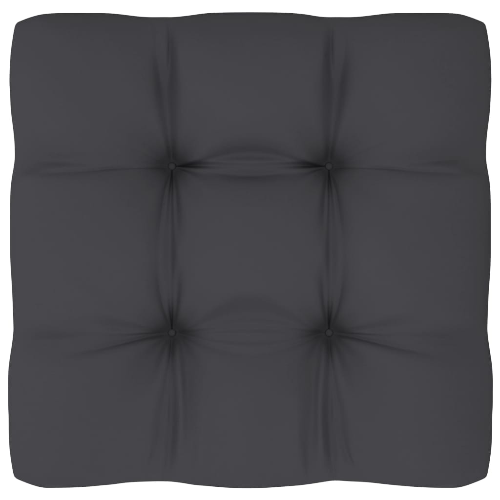 Palettensofa-Kissen Anthrazit 70x70x10 cm