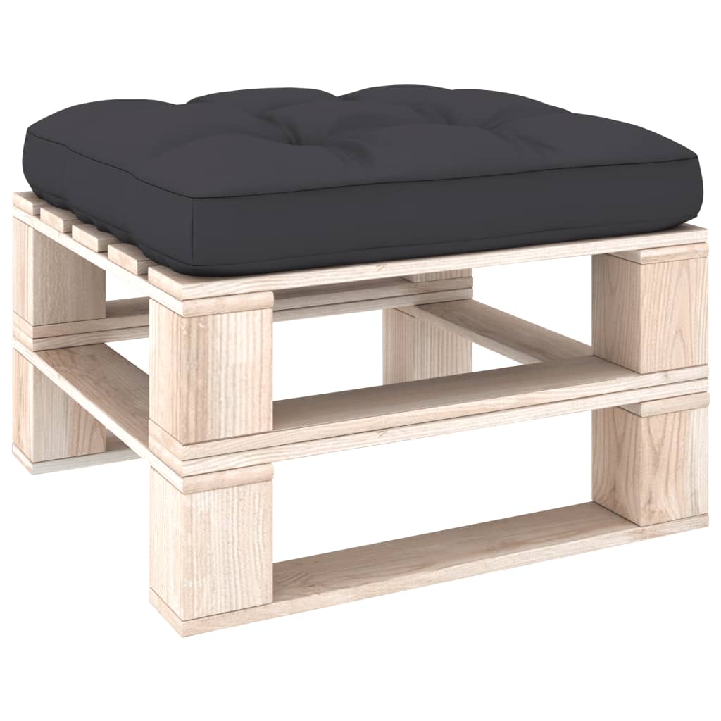Palettensofa-Kissen Anthrazit 70x70x10 cm