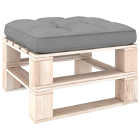 Thumbnail for Palettensofa-Kissen Grau 70x70x10 cm