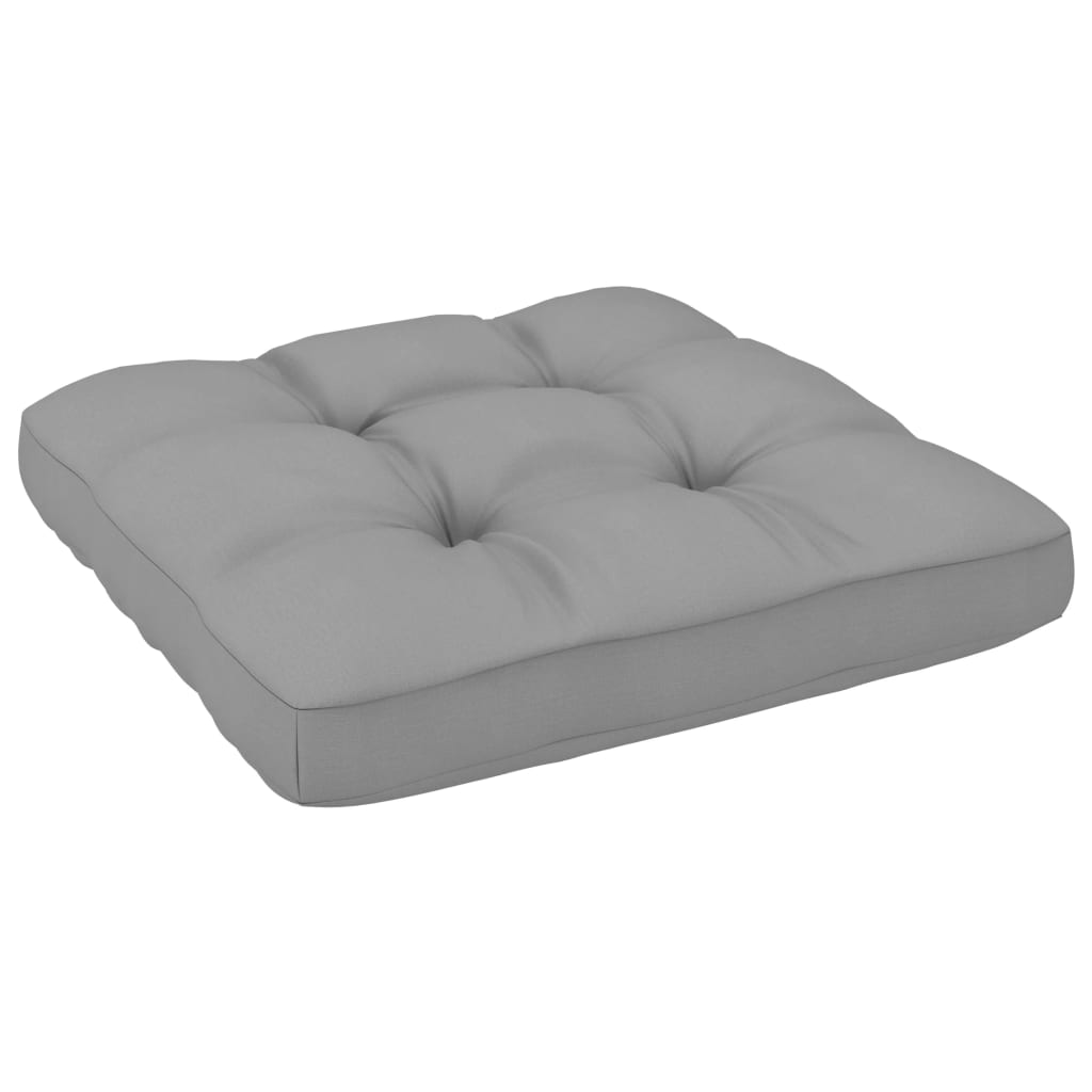Palettensofa-Kissen Grau 70x70x10 cm