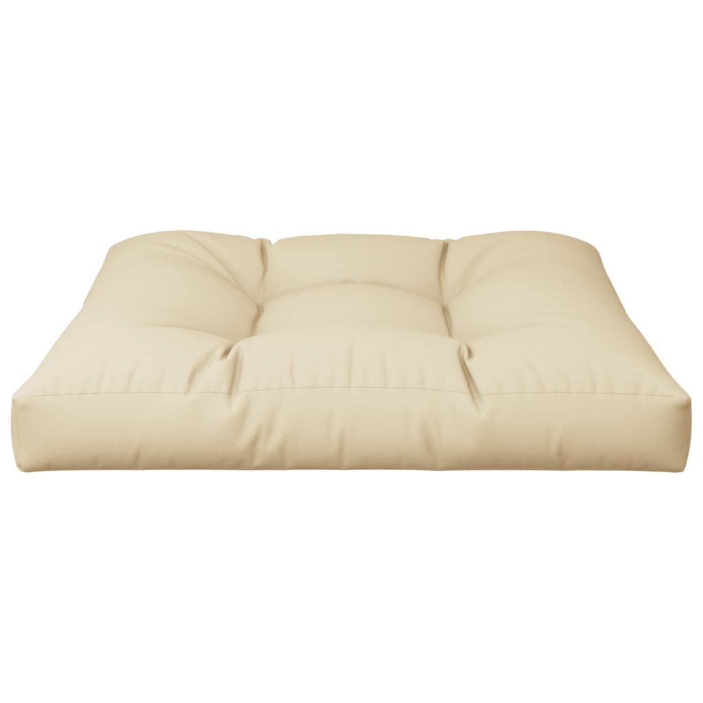 Palettensofa-Kissen Beige 70x70x10 cm