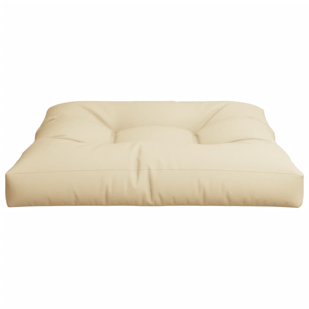 Palettensofa-Kissen Beige 70x70x10 cm